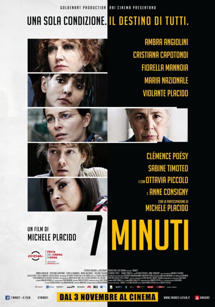 Locandina del film "7 minuti" di Michele Placido